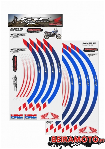 FITAS DE JANTE PARA CRF1000 AFRICA TWIN TRICOLOR BIG TANK