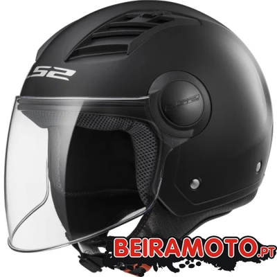  LS2 AIRFLOW PRETO MATE